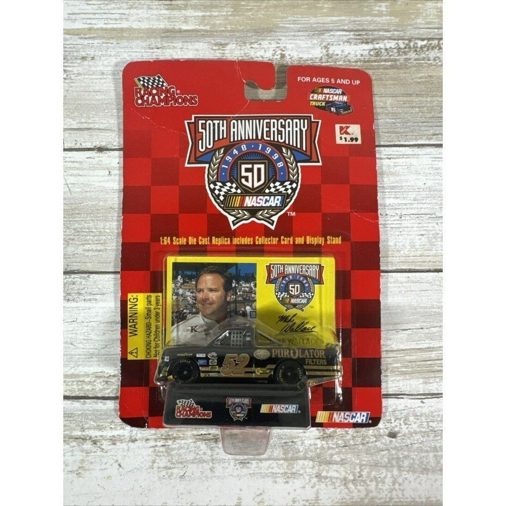 Racing Champions NASCAR #52 Mike‎ Wallace Purolator 1/64 Car